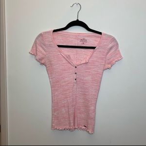 Pink Hollister Top
